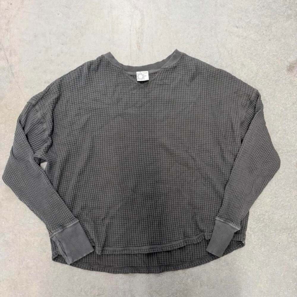 Offline By Aerie Waffle Knit Long Sleeve Workout Tee